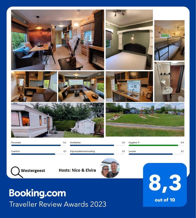 Westergeest Familychalet De Schaapskooi, 6-Persons, Big Private Garden, Dogs Aloud מראה חיצוני תמונה